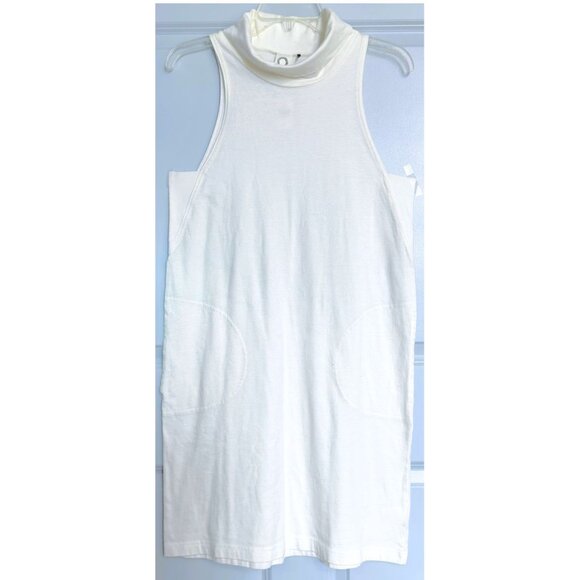 ANTHROPOLOGIE AKEMI & KIM Mock Neck White Tunic Shift Dress Size Small NWT - Picture 6 of 12